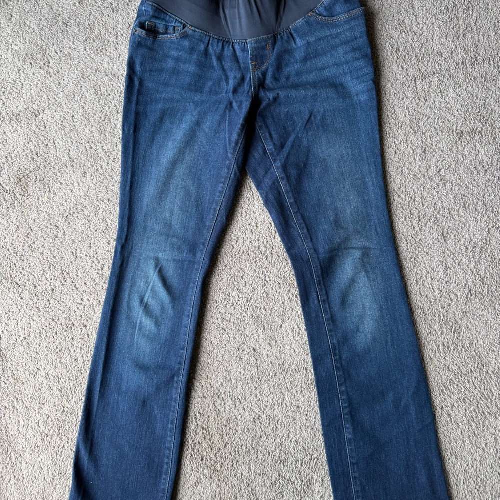 Old Navy Maternity Blue Boot Cut Jeans Classic Fit